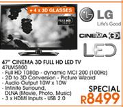 LG 47" Cinema 3D Full HD LED TV(47LM5800)