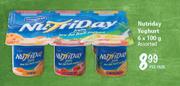Nutriday Yoghurt Assorted-6x100g Per Pack