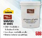 Fired Earth Whispers Of White-20l 
