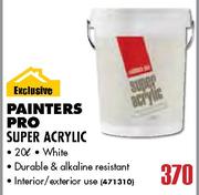 Painters Pro Super Acrylic-20l