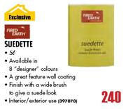 Fired Earth Suedette-5l