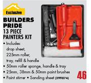 Exclusive Builders Pride Painters Kit-13 Piece