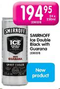 Smirnoff Ice Double Black with Guarana-24 x 250ml