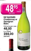 Fat Bastard Chardonnay or Sauvignon Blanc-6 x 750ml