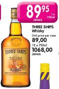 Three Ships Whisky-12 x 750ml