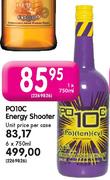 PO10C Energy Shooter-750ml