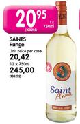 Saints Range-12 x 750ml
