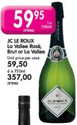 JC LE Roux La Vallee Rose,Brut or La Vallee-750ml