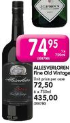 Allesverloren Fine Old Vintage-6 x 750ml