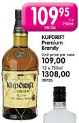 Klipdrift Premium Brandy-12 x 750ml
