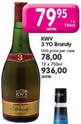 KWV 3 Yo Brandy-750ml