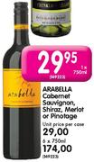 Arabella Cabernet Sauvignon,Shiraz,Merlot or Pinotage-750ml