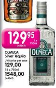 Olmeca Silver Tequila-12 x 750ml