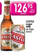Castle Lager NRB or Can-24 x 340ml