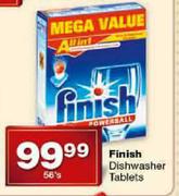 Finish Dishwasher Tablets-56's