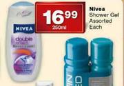 Nivea Shower Gel Assorted-250Ml
