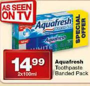 Aquafresh Toothpaste Branded Pack-2x100Ml