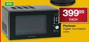 Platinum Digital Microwave Oven-20l
