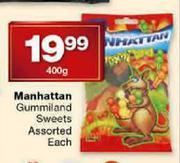 Manhattan Gummiland Sweets Assorted-400g