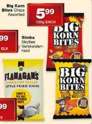 Big Korn Bites Chips Assorted-120g Each