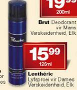 Lentheric Lyfsproei Vir Dames Verskeidenheid, Elk-125ml