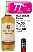 Olof Bergh Brandy-750ml