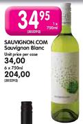 Sauvignon.Com Sauvignon Blanc-6 x 750ml