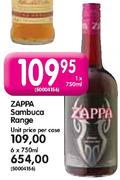 Zappa Sambuca Range-750ml