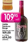 Zappa Sambuca Range-6 x 750ml