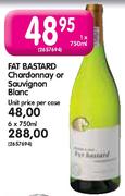 Fat Bastard Chardonnay or Sauvignon Blanc-6 x 750ml