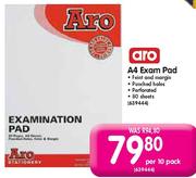 Aro A4 Exam Pad-Per 10 Pack