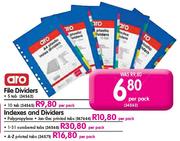 Aro File Dividers-5 Tab Per Pack