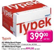 Typek A3 White Bond Paper-500 Sheets