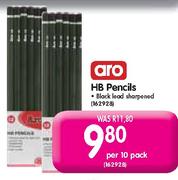 Aro HB Pencils-Per 10 Pack
