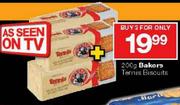 Bakers Tennis Biscuits-3x200g