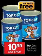 Top Cat Food Assorted-820g Each