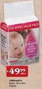 Johnson's Baby Skincare Wipes-240's