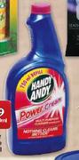 Handy Andy Power Cream Multi Purpose Cleaner with Bleach Refill-750ml