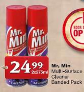 Mr. Min Multi-Surface Cleaner Banded Pack-2x275ml