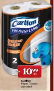 Carlton Paper Towels Assorted-2's