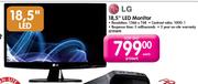LG 18.5" LED Monitor