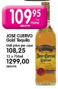 Jose Curevo Gold Tequila-12 x 750ml