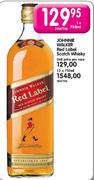 Johnnie Walker Red Label Scotch Whisky-1 x 750ml