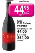 KWV Cafe Culture Pinotage-6x750ml