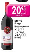 Saints Range-750ml