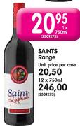 Saints Range-12x750ml