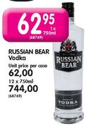 Russian Bear Vodka-1 x 750ml 
