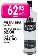 Russian Bear Vodka-12 x 750ml