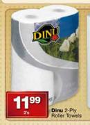 Dinu 2-Ply Roller Towels-2's