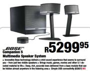 Bose Companion 5 Multimedia Speaker System 